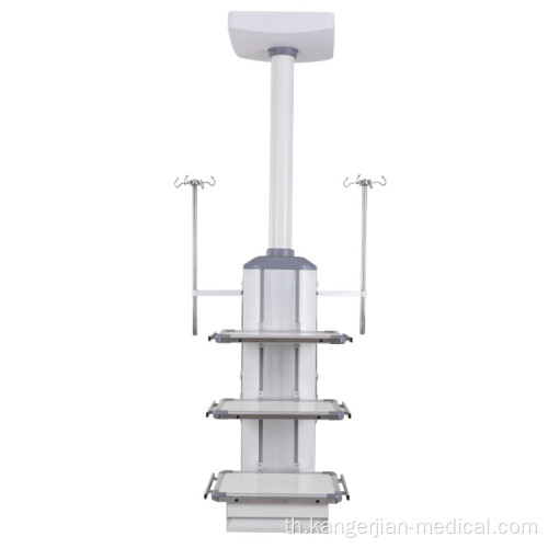 KDD-7 Cailing Double Arm Medical Tower ความสูงปรับความสูงของการยกไฟฟ้าการหมุนแนวนอนจี้